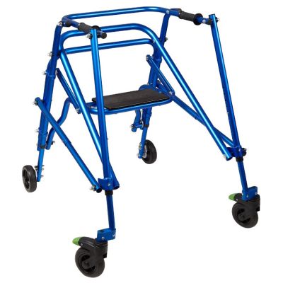 Klip 4 Wheeled Posterior Walker with Seat Size 4