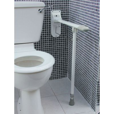 Bariatric Drop Down Rail with Supporting Leg
