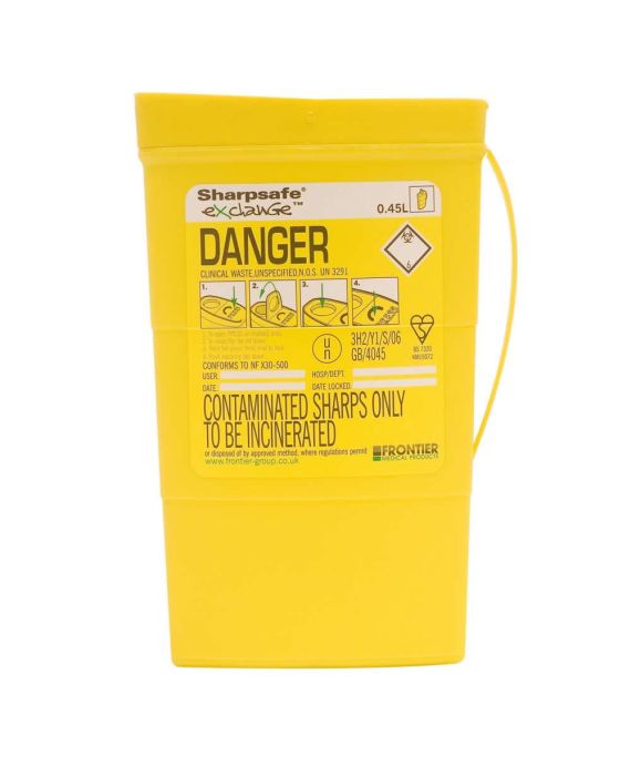 Sharpsafe 0.45 Litre x 100