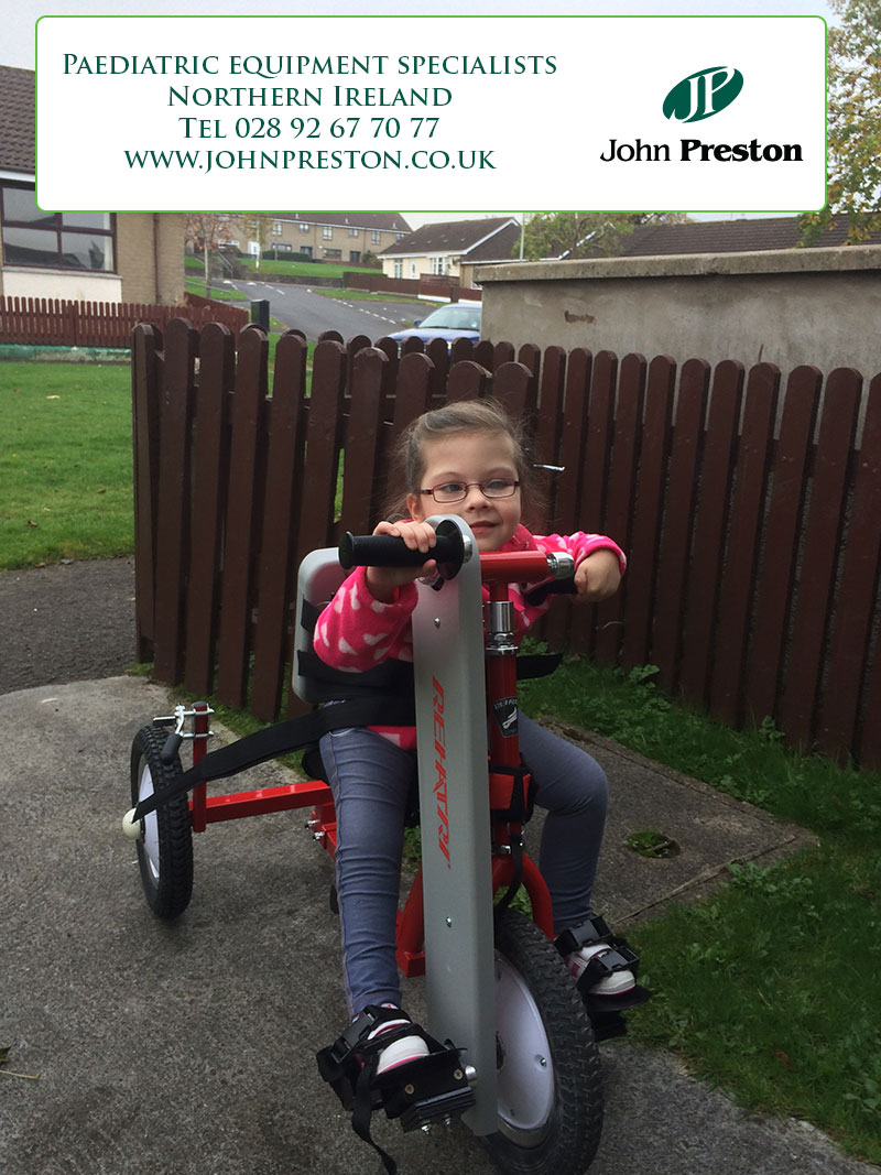 James McClean helps local girl with new Special Needs Trike