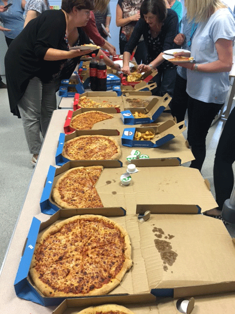 Back Care and Ergonomics experts in Northern Ireland enjoy a &#039;Lunch and Learn&#039;