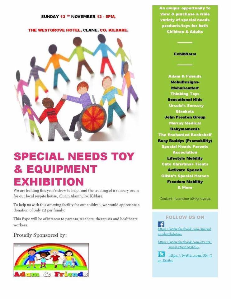 Special Needs Toy &amp; Equipment Exhibition Ireland 2016