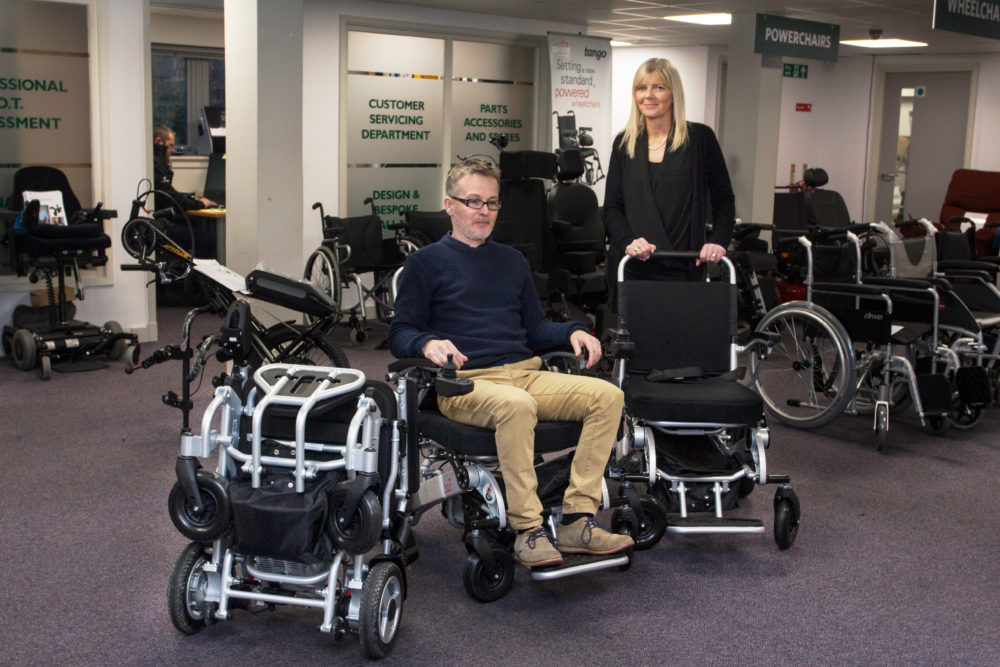 Mobility showroom relaunch Edinburgh