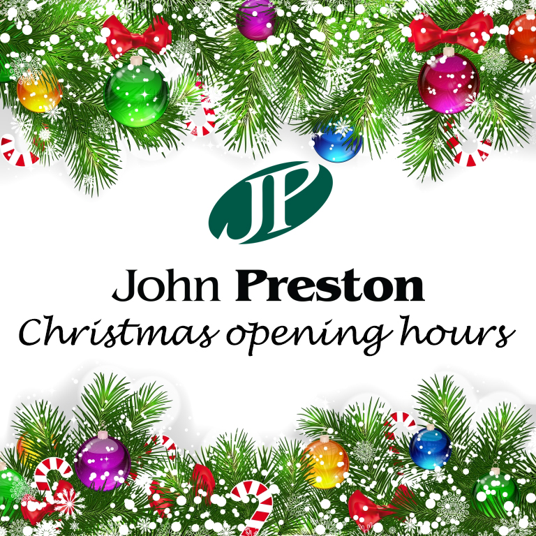 Christmas &amp; New Years Opening Hours 2017