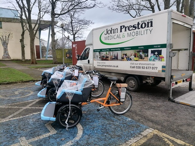 Van Raam cycles and Tomcat trikes handover to Causeway Coast &amp; Glens Council