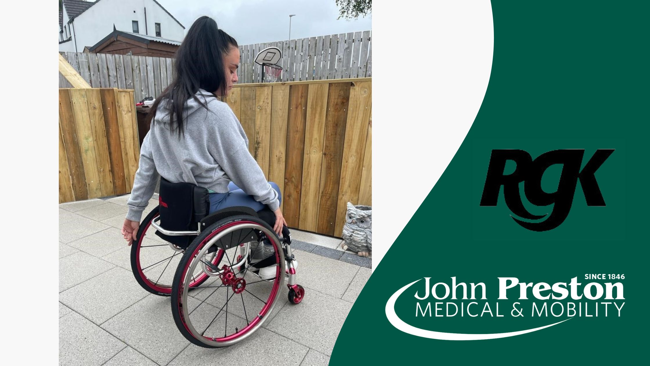 Natalie&#039;s new RGK Tiga - Made to Measure Wheelchairs